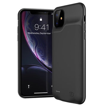 iPhone 11 Backup Battericover - 6000mAh - Sort