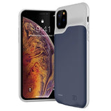 iPhone 11 Pro Backup Battericover - 5200mAh - Mørkeblå / Grå