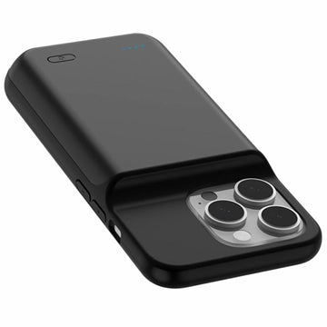 iPhone 16 Pro Backup Battericover - 7000mAh - Sort
