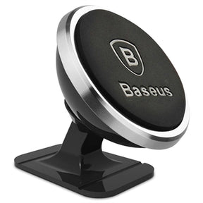 Baseus 360 Roterende Universal Magnetisk Bilholder - Sølv