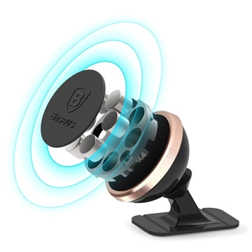 Baseus 360 Roterende Universal Magnetisk Bilholder - Sølv
