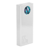 Baseus Amblight Digital Display Quick Charge Power Bank 30000mAh/65W - 4xUSB, USB-C - Hvid