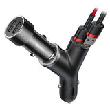 Baseus BSC-C16N Biloplader med Lighterstik - Sort