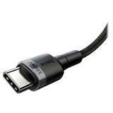 Baseus Cafule USB-C Kabel - 2m - Grå / Sort