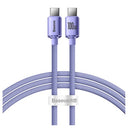 Baseus Crystal Shine USB-C / USB-C Kabel CAJY000605 - 1.2m - Lilla