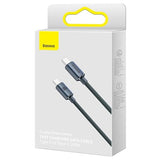 Baseus Crystal Shine USB-C / USB-C Kabel CAJY000701 - 2m - Sort