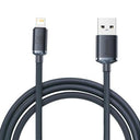 Baseus Crystal Shine USB-A / Lightning-kabel - 2m - sort