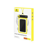 Baseus DeepDive vandtæt clip-on-etui - 7.2" - sort / gul