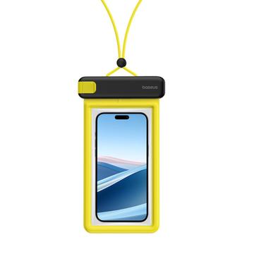 Baseus DeepDive vandtæt clip-on-etui - 7.2" - sort / gul