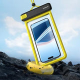Baseus DeepDive vandtæt clip-on-etui - 7.2" - sort / gul