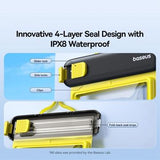Baseus DeepDive vandtæt clip-on-etui - 7.2" - sort / gul