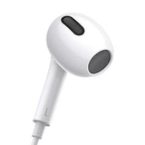 Baseus Encok H17 3.5mm In-Ear-hovedtelefoner med ledning - hvid