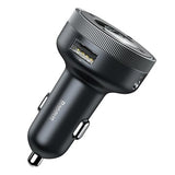 Baseus Enjoy CCLH-01 FM Transmitter / Dobbelt USB Biloplader - Sort