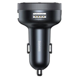 Baseus Enjoy CCLH-01 FM Transmitter / Dobbelt USB Biloplader - Sort