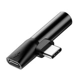 Baseus L41 USB-C til 3.5mm lydadapter - Sort