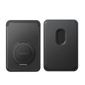 Baseus MagPro 3 magnetisk kortholder med stativ - MagSafe-kompatibel - sort