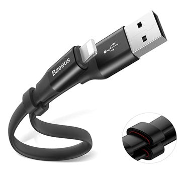 Baseus Nimble Kompakt Lightning Kabel CALMBJ-B01 - Sort