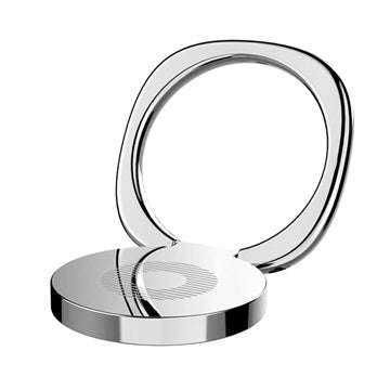 Baseus Privity Magnetisk Ring Holder til Smartphones - Sølv