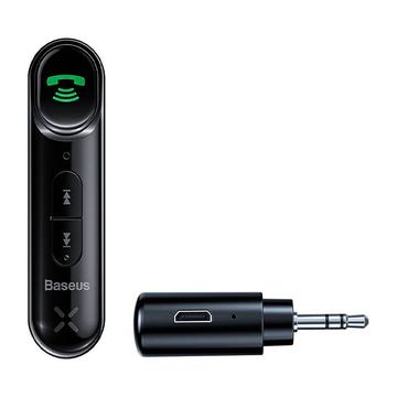 Baseus Qiyin AUX/Bluetooth 5.0 lydmodtager til bilen - sort