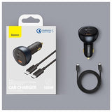 Baseus Qualcomm Quick Charge 5.0 Billader - 160W - Sort
