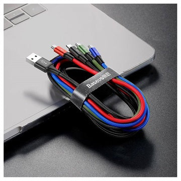 Baseus Rapid Series 4-i-1 Kabel CA1T4-A01 - 1.2m - Sort