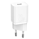 Baseus Super Si Hurtig Oplader med USB-C / Lightning Kabel - 20W - Hvid