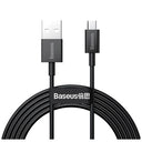 Baseus Superior MicroUSB Hurtig Opladning Datakabel - 1m - Sort