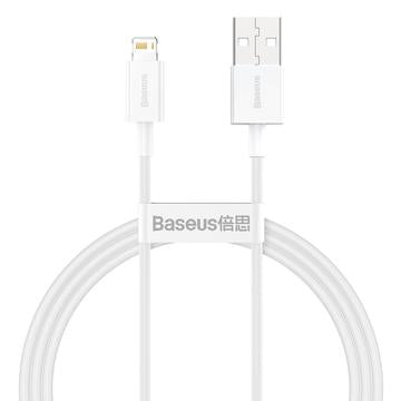 Baseus Superior Series Lightning Kabel - 1m - Hvid