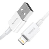 Baseus Superior Series Lightning Kabel - 1m - Hvid