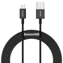 Baseus Superior Series Lightning Kabel - 1m - Sort