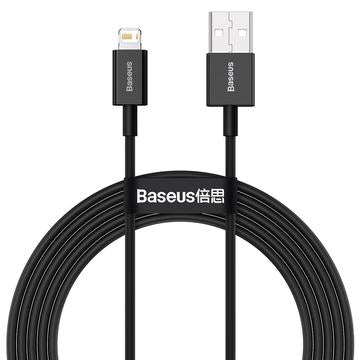 Baseus Superior Series Lightning Kabel - 2m - Sort