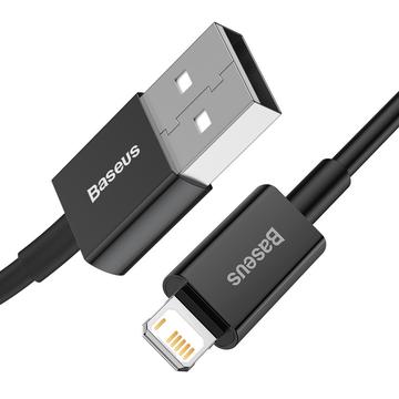 Baseus Superior Series Lightning Kabel - 2m - Sort