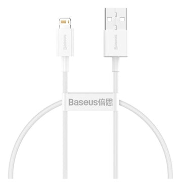 Baseus Superior Series Lightning Kabel - 0.25m - Hvid