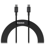 Baseus Superior Series USB-C / USB-C Kabel - 100W, 2m - Sort