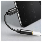 Baseus USB-C / 3.5mm Audio Adapter Kabel CAHUB-EZ0G - Mørkegrå
