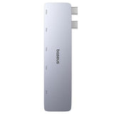 Baseus UltraJoy 6-Port USB-C Hub - 3x USB-A, USB-C, Micro SD/TF Card Slots