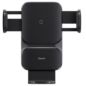 Baseus Wisdom Trådløs Billader / Bilholder - 15W - Sort