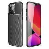 Beetle Karbonfiber iPhone 14 Pro Cover - Sort