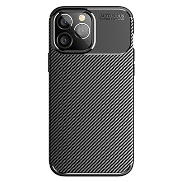 Beetle Karbonfiber iPhone 14 Pro Cover - Sort