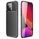 Beetle Karbonfiber iPhone 14 Pro Max Cover - Sort