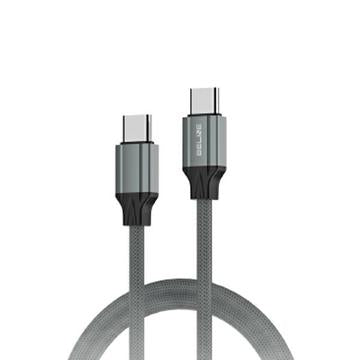 Beline BLNCBC03 65W USB-C / USB-C opladnings- og dataoverførselskabel - 1m - Sort