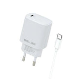 Beline PD 3.0 USB-C opladningssæt - 20W - hvid