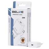 Beline PD 3.0 USB-C GaN-oplader - 30W - hvid