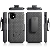 iPhone 11 Pro Hybrid Cover med Bælteklips - Sort