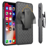iPhone 11 Hybrid Cover med Bælteklips - Sort