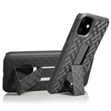 iPhone 11 Hybrid Cover med Bælteklips - Sort