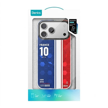 iPhone 17 Pro Benks D3 MagSafe Fodbold TPU Cover - Frankrig
