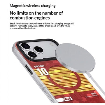 iPhone 17 Pro Benks D3 MagSafe Fodbold TPU Cover - Spanien