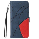 Bi-Color Series Samsung Galaxy A42 5G Pung - Blå