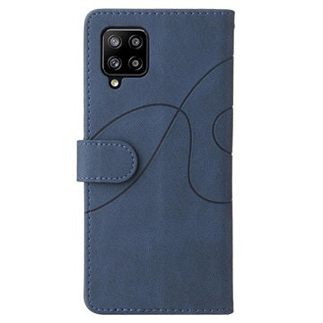 Bi-Color Series Samsung Galaxy A42 5G Pung - Blå